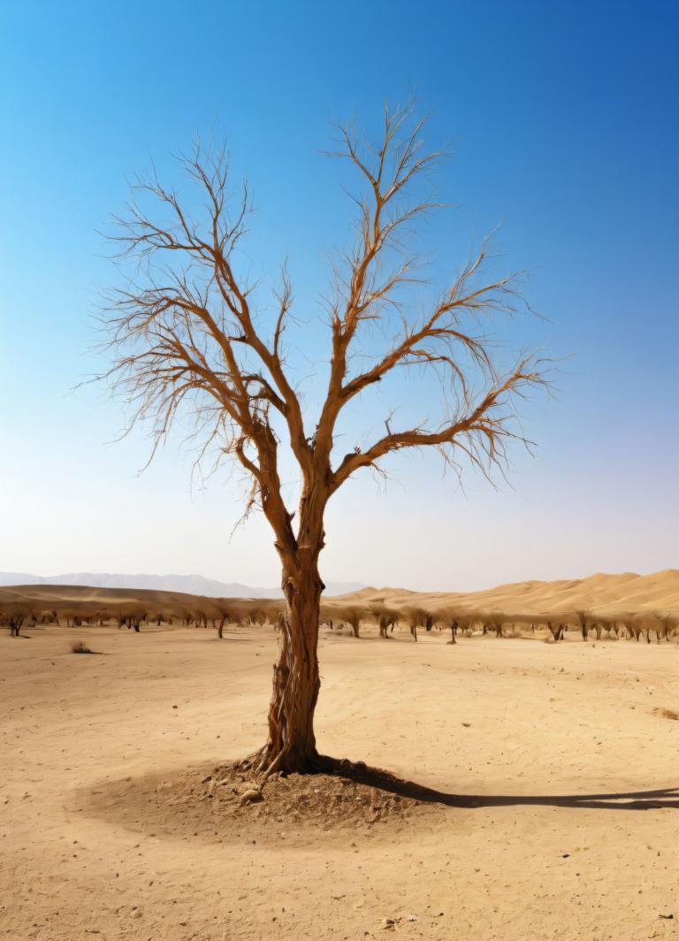 Fotokunst,Fotokunst, Natuur, woestijn, landschap, boom, geen mensen, boom, lucht, buitenshuis