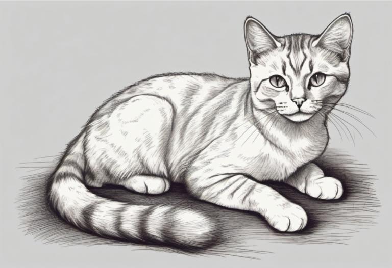 Sketch,Sketch, Animal, cat, no humans, animal focus, monochrome, cat, grey background, greyscale, whiskers