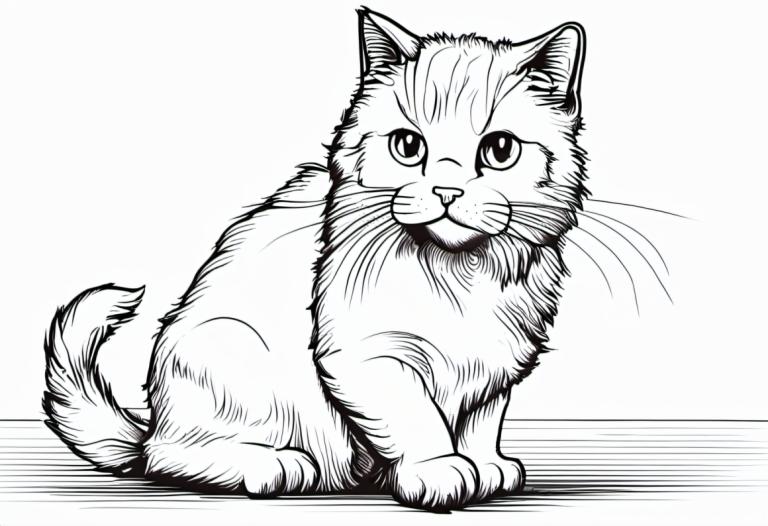 Comics,Comics, Animal, cat, no humans, greyscale, monochrome, cat, animal focus, white background, whiskers