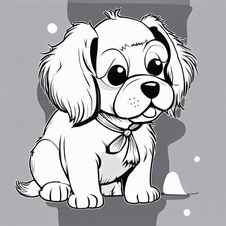 Comics,Comics, Animal, dog, dog, monochrome, greyscale, no humans, freckles, grey background, animal focus