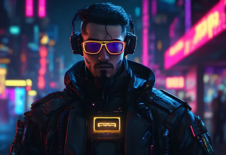 Cyberpunk,Cyberpunk, Ανθρωποι, άνδρας, 1 αγόρι, αρσενική εστίαση, τρίχες προσώπου, σακάκι, μονοφωνία