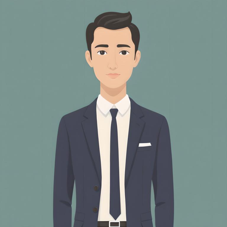 Ilustración,Ilustración, Gente, hombre, solo, 1 chico, corbata, enfoque masculino, camisa, formal