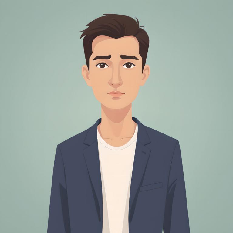 Illustration,Illustration, People, man, solo, 1boy, male focus, shirt, white shirt, simple background, jacket