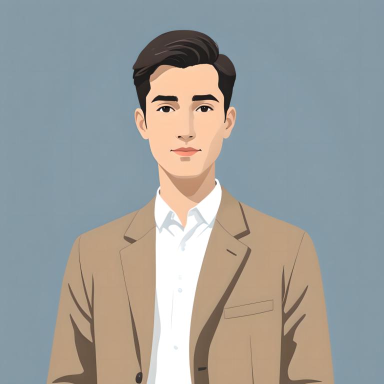 Illustration,Illustration, People, man, solo, 1boy, shirt, male focus, white shirt, simple background