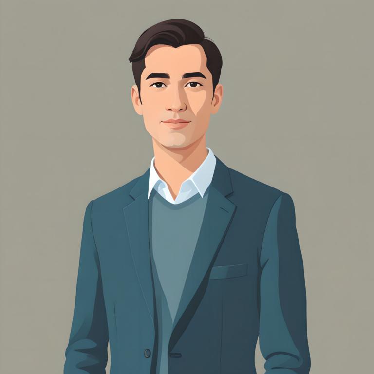 Illustration,Illustration, People, man, solo, 1boy, male focus, shirt, simple background, grey background