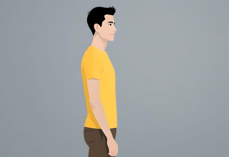 Illustration,Illustration, People, man, solo, 1boy, shirt, male focus, grey background, black hair