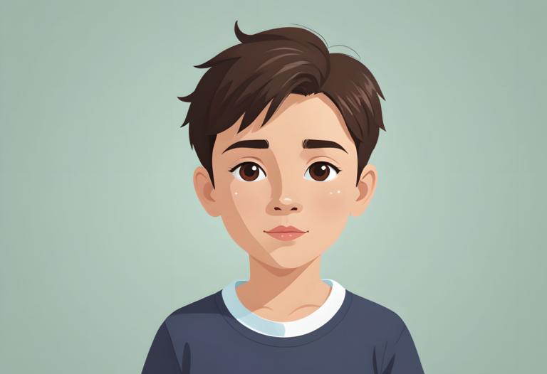 Illustration,Illustration, People, boy, solo, 1boy, brown eyes, brown hair, male focus, looking at viewer