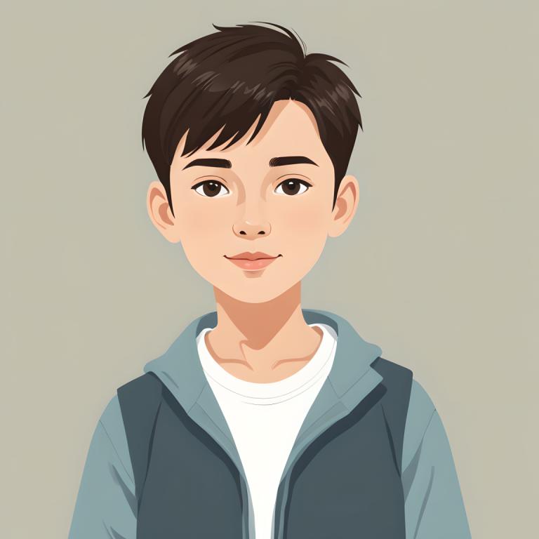 Illustration,Illustration, People, boy, solo, 1boy, male focus, shirt, simple background, looking at viewer