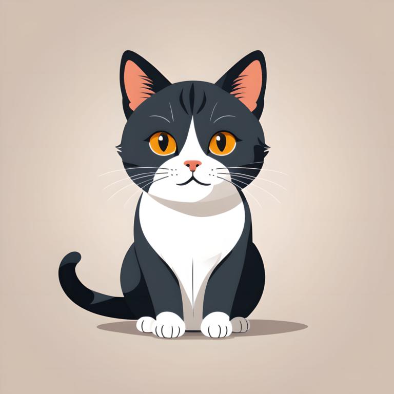 背景を削除, イラスト, 動物, 猫, 人間がいない, 猫, 動物の焦点, 視聴者を見ている, シンプルな背景, 座っている, 動物, オレンジ色の目, 全身, :3, ひげ, 閉じた口