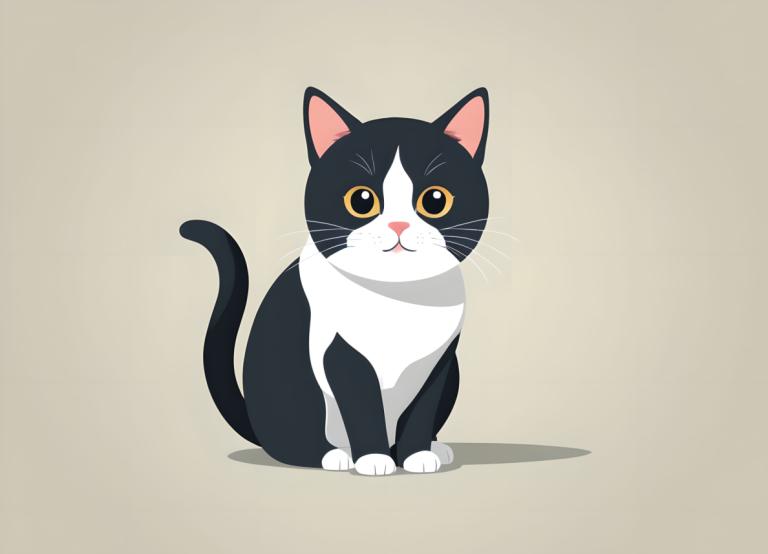 Illustration,Illustration, Animal, cat, no humans, animal focus, cat, looking at viewer, simple background