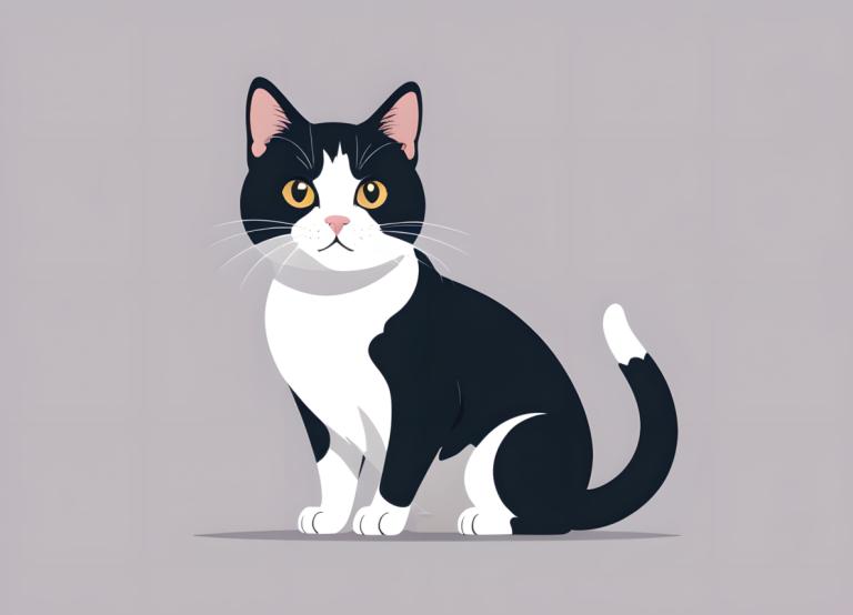 Illustration,Illustration, Animal, cat, no humans, animal focus, cat, grey background, simple background