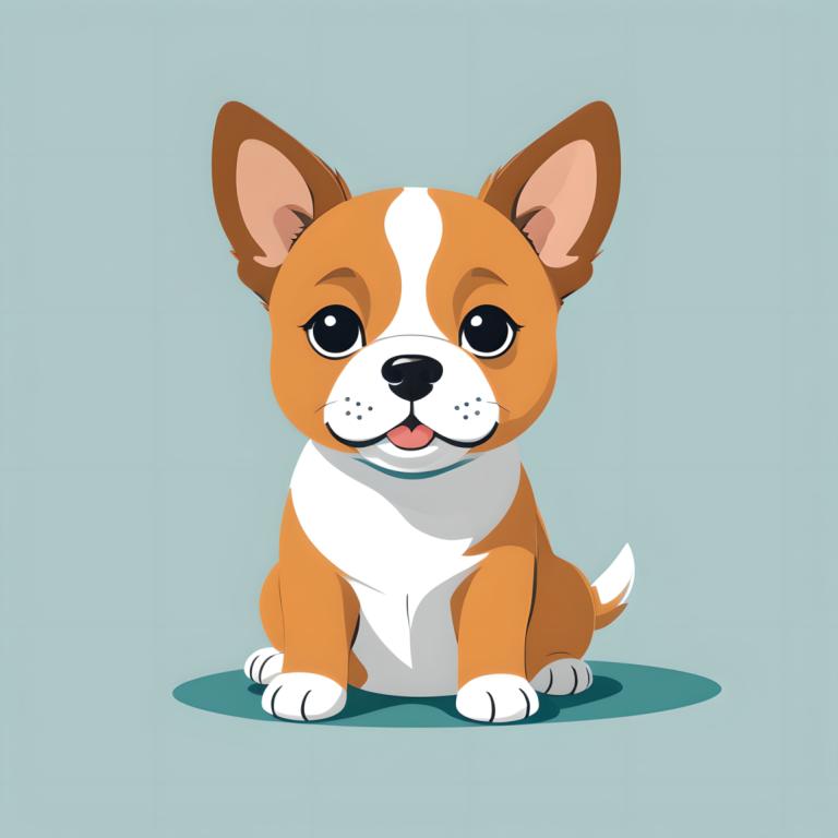 Illustration,Illustration, Animal, dog, dog, no humans, animal focus, tongue, tongue out, simple background