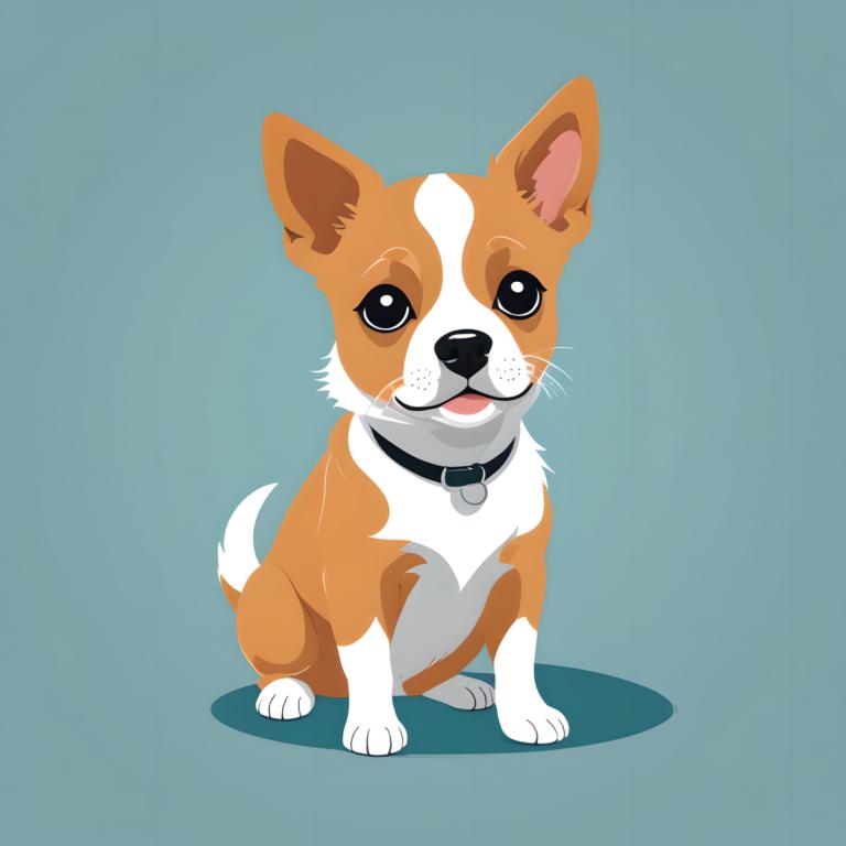 Illustration,Illustration, Animal, dog, no humans, dog, animal focus, collar, simple background