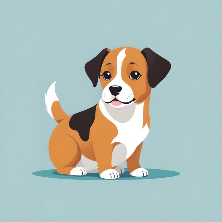 Illustration,Illustration, Animal, dog, dog, no humans, animal focus, tongue, simple background, tongue out