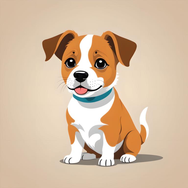 Illustration,Illustration, Animal, dog, no humans, dog, tongue, animal focus, tongue out, simple background