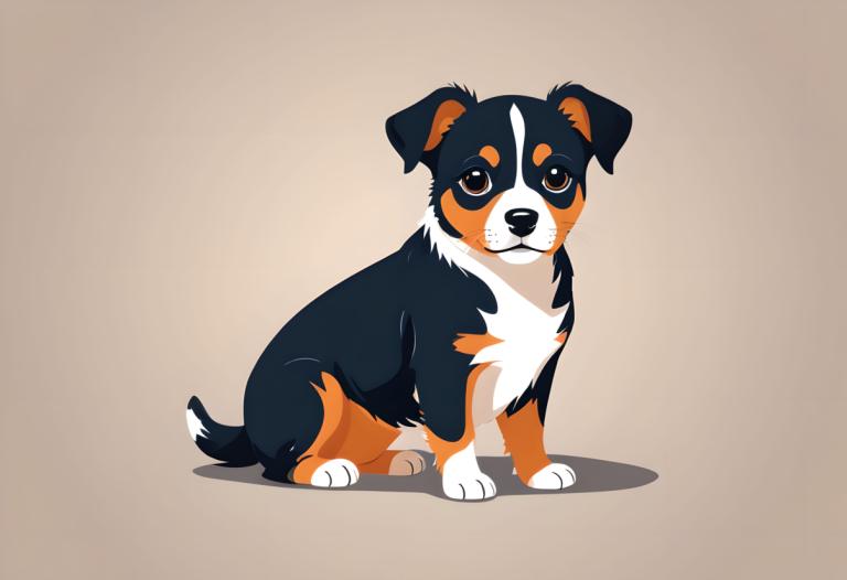 Illustration,Illustration, Animal, dog, no humans, dog, animal focus, brown background, simple background