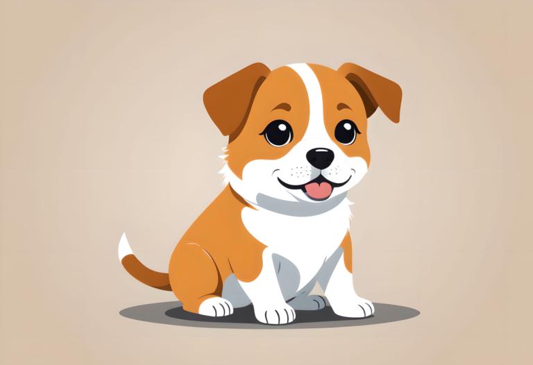 Illustration,Illustration, Animal, dog, dog, no humans, tongue, tongue out, animal focus, brown background