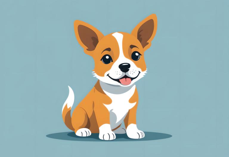 Illustration,Illustration, Animal, dog, dog, no humans, tongue, tongue out, animal focus, simple background