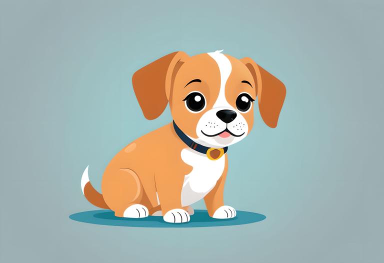 Illustration,Illustration, Animal, dog, no humans, dog, animal focus, simple background, collar, tongue