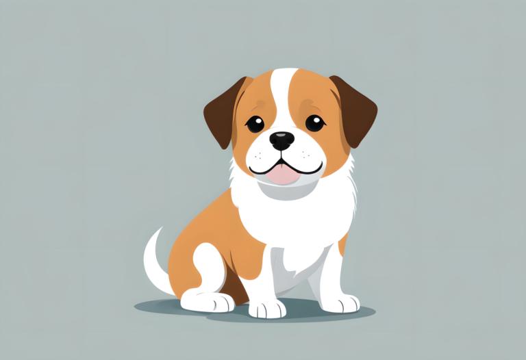 Illustration,Illustration, Animal, dog, dog, no humans, animal focus, grey background, simple background