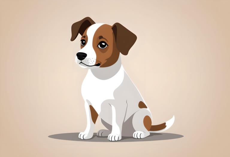 Illustration,Illustration, Animal, dog, dog, no humans, animal focus, simple background, brown background