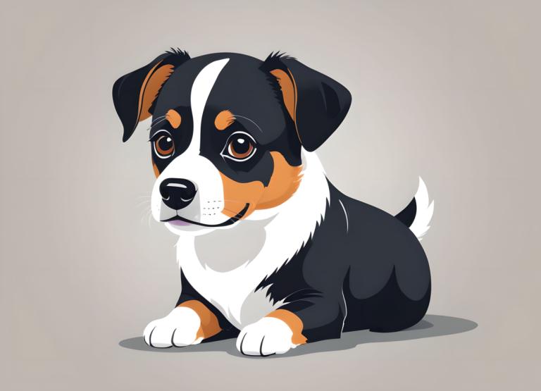 Illustration,Illustration, Animal, dog, no humans, dog, animal focus, simple background, grey background