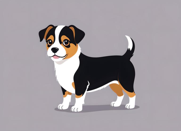 Illustration,Illustration, Animal, dog, no humans, dog, animal focus, grey background, simple background