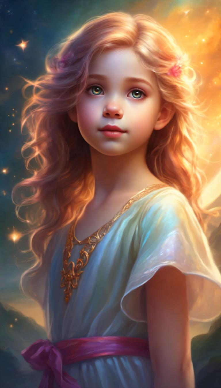 Fantasy Art,Fantasy Art, People, girl, 1girl, solo, long hair, blonde hair, jewelry, necklace, green eyes