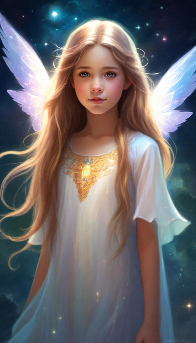 Fantasy Art,Fantasy Art, People, girl, 1girl, solo, blonde hair, long hair, wings, blue eyes, realistic