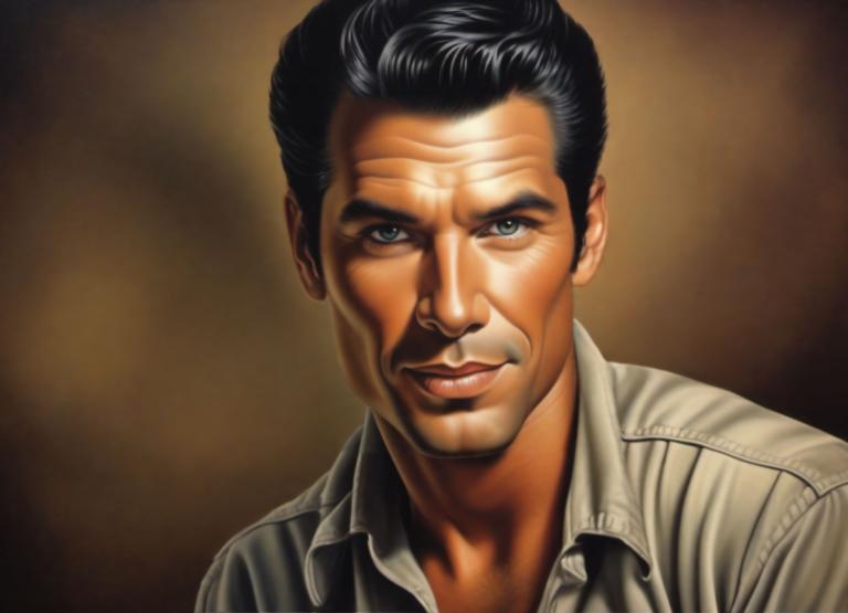 Airbrush Art,Airbrush Art, People, man, solo, 1boy, male focus, realistic, black hair, looking at viewer