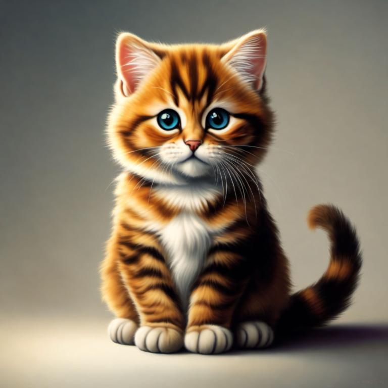 Airbrush Art,Airbrush Art, Animal, cat, no humans, animal focus, blue eyes, cat, realistic, full body