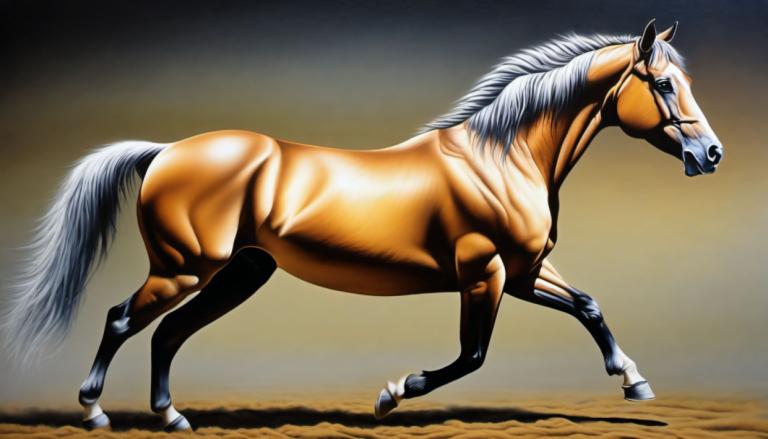 Aerografo art,Aerografo art, Animale, cavallo, cavallo, nessun essere umano, realistico, assolo, corpo intero