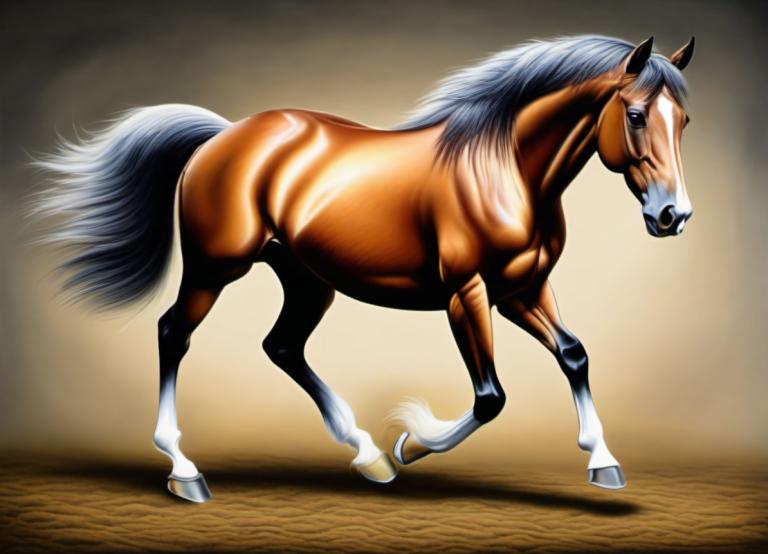 Arte con aerógrafo,Arte con aerógrafo, Animal, caballo, no humanos, realista, caballo, solo, cuerpo completo