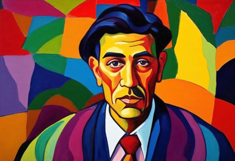 Fauvism,Fauvism, Oameni, om, 1 băiat, solo, focalizare masculină, cravată, clovn, colorat, formal