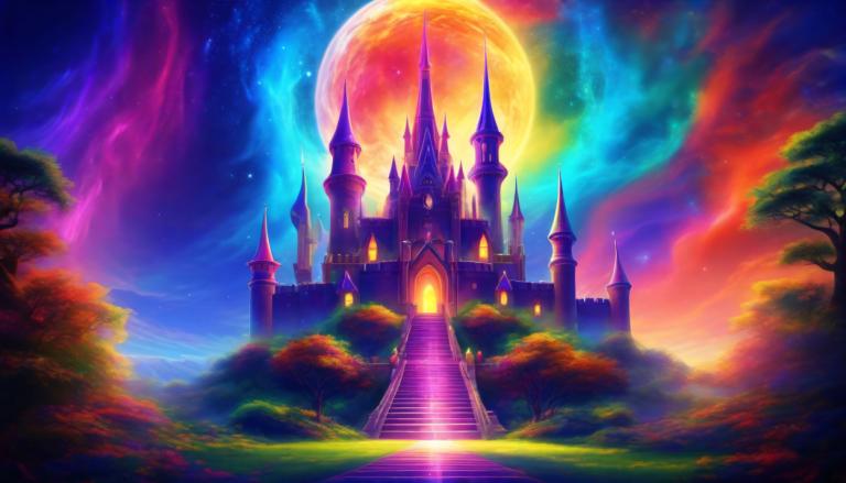 Pintura con luz,Pintura con luz, Castillo, castillo, no humanos, escenario, luna, árbol, cielo