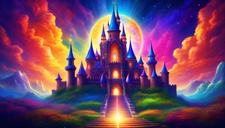 Pintura con luz,Pintura con luz, Castillo, castillo, escenario, no humanos, cielo, nube, luna