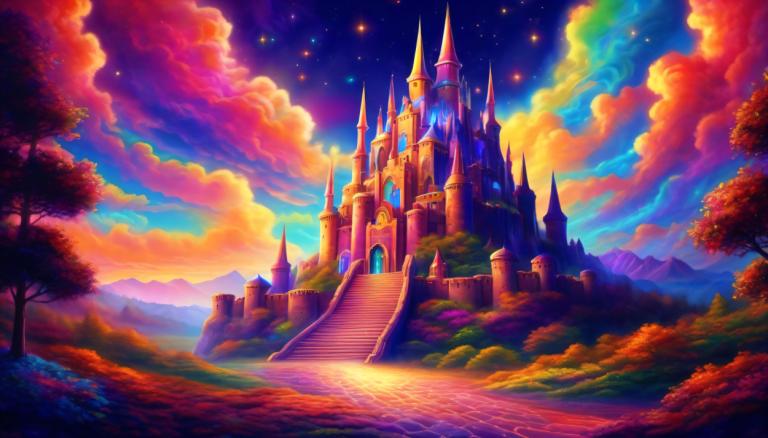 Pintura con luz,Pintura con luz, Castillo, castillo, escenario, no humanos, cielo, árbol, nube, al aire libre