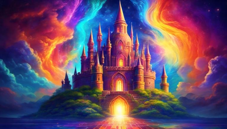 Pintura con luz,Pintura con luz, Castillo, castillo, escenario, no humanos, cielo, cielo estrellado), nube