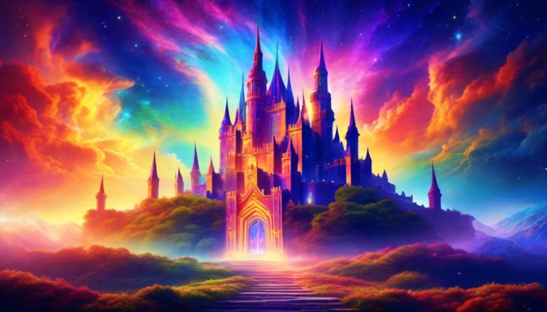 Pintura con luz,Pintura con luz, Castillo, castillo, escenario, no humanos, cielo, nube, cielo estrellado)