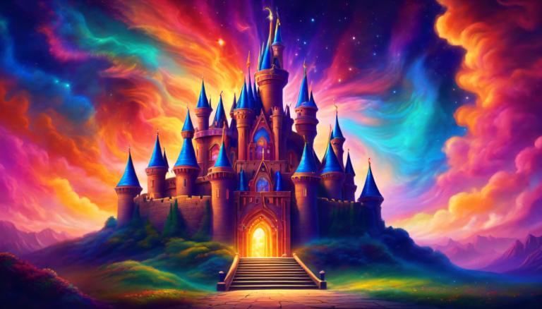 Pintura con luz,Pintura con luz, Castillo, castillo, escenario, no humanos, cielo, cielo estrellado), nube