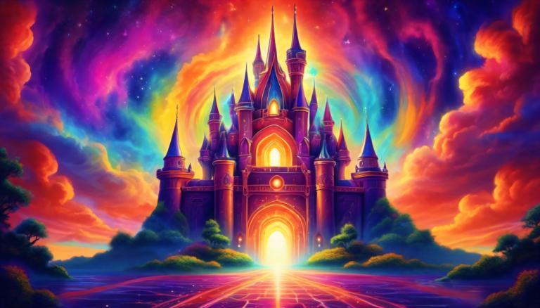 Pintura con luz,Pintura con luz, Castillo, castillo, escenario, no humanos, cielo, nube, cielo estrellado)