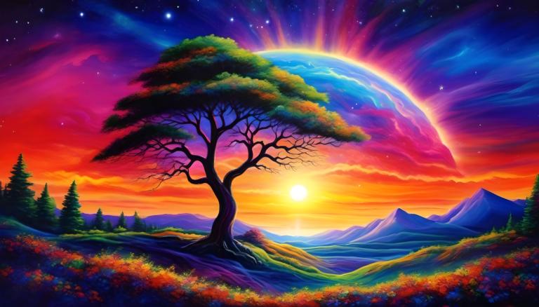 Pintura con luz,Pintura con luz, Naturaleza, paisaje, no humanos, árbol, escenario, cielo, cielo estrellado)