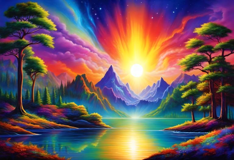 Pintura con luz,Pintura con luz, Naturaleza, paisaje, no humanos, escenario, árbol, cielo, al aire libre