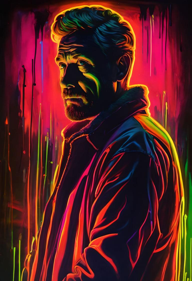 Pintura Fluorescente,Pintura Fluorescente, Gente, hombre, solo, 1 chico, enfoque masculino, chaqueta