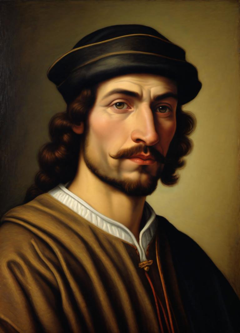 Pastel,Pastel, Gente, hombre medieval europeo, retrato, solo, 1 chico, enfoque masculino, vello facial