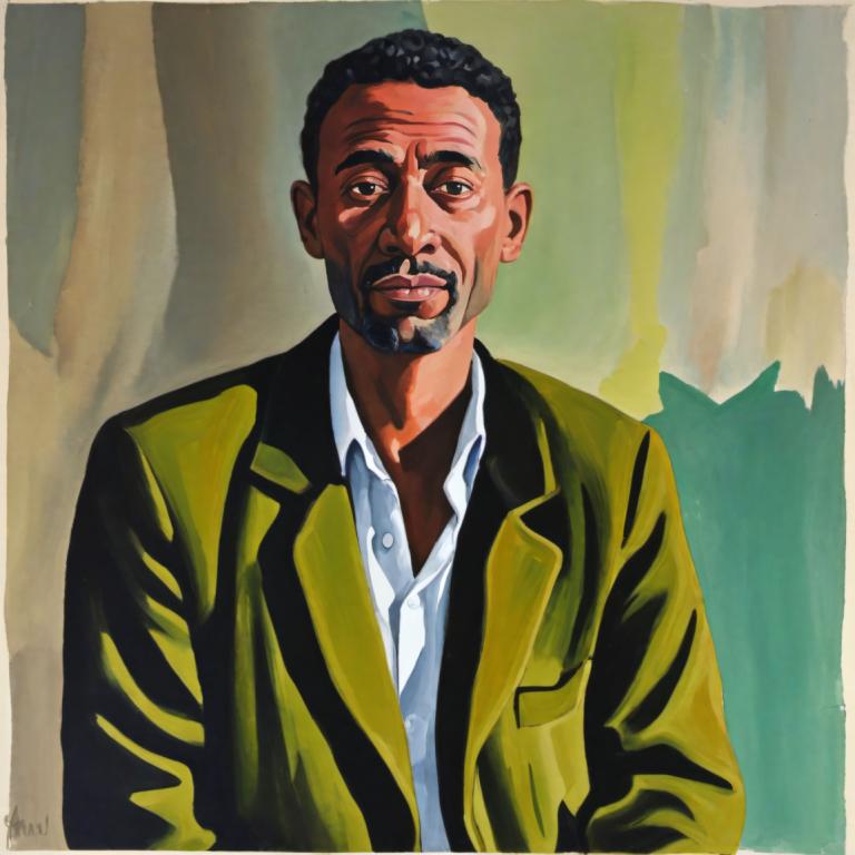 Gouache,Gouache, Gente, hombre, 1 chico, enfoque masculino, solo, pelo negro, vello facial, camisa, chaqueta