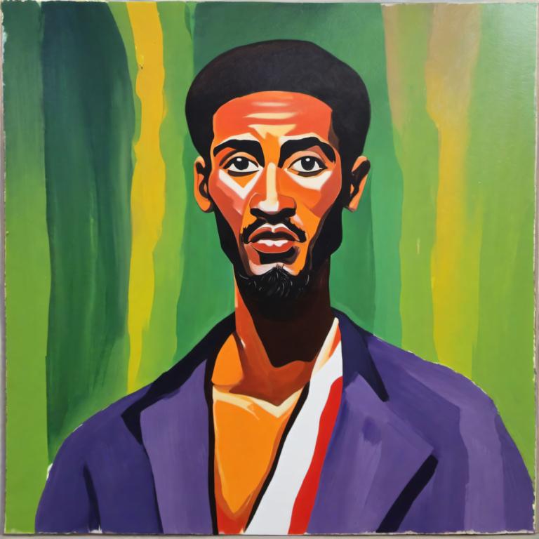 Gouache,Gouache, Gente, hombre, 1 chico, enfoque masculino, solo, vello facial, pelo negro, ojos negros