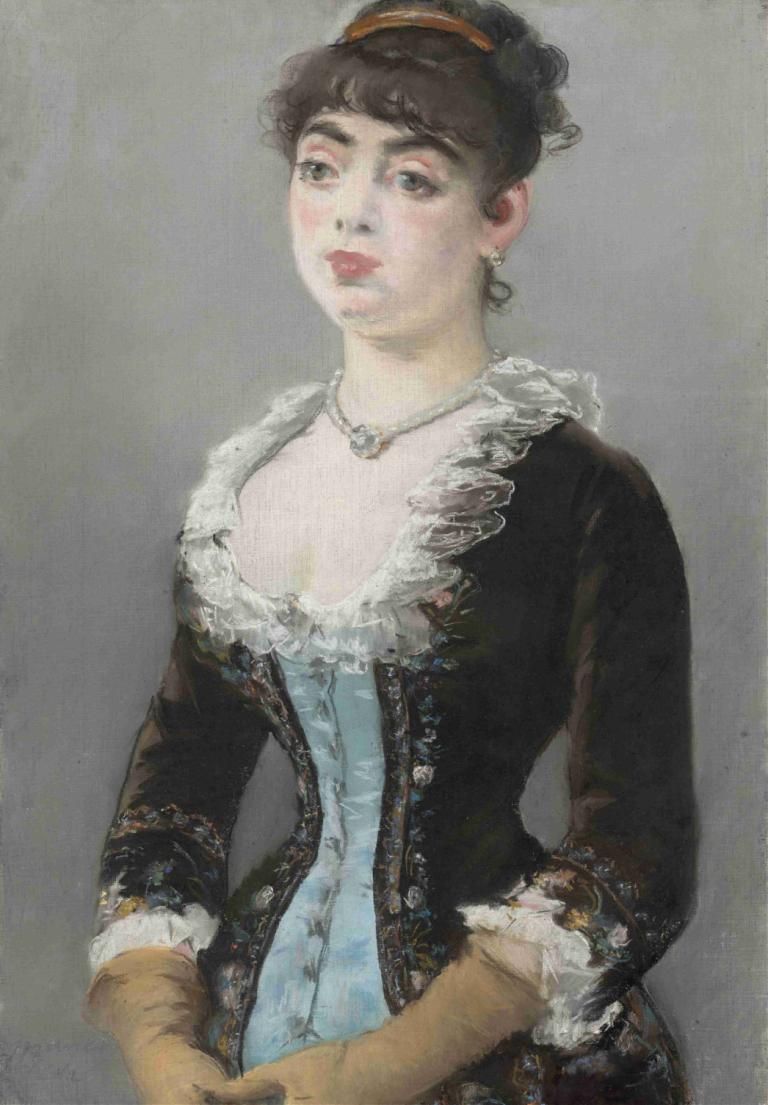 Madame Michel-Lévy,Frau Michel-Lévy,Edouard Manet,Ölgemälde,Ölgemälde, 1Mädchen, Solo, Schmuck, Handschuhe