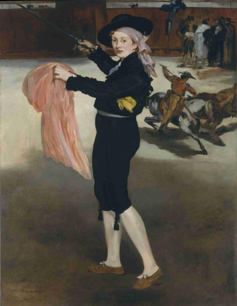 Mademoiselle V. . . in the Costume of an Espada,Mademoiselle V. ... im Kostüm einer Espada,Edouard Manet