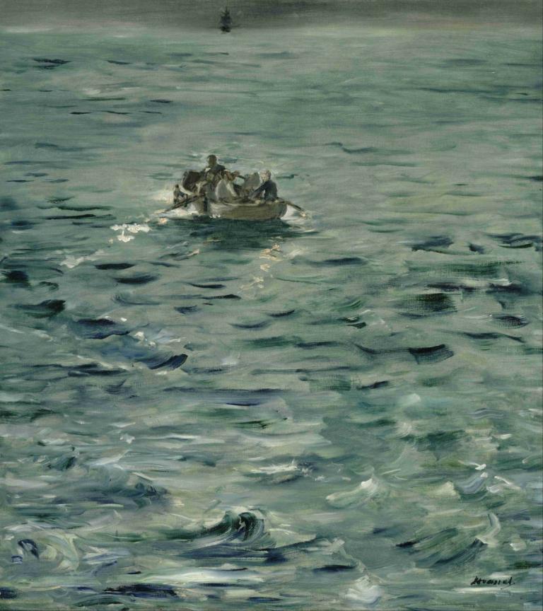 Rochefort's Escape,Η απόδραση του Rochefort,Edouard Manet,Ελαιογραφία,Ελαιογραφία, wakasagihime, γοργόνα